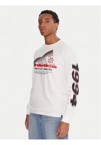 DC Longsleeve Slathletic EDYZT04357 Biały Heritage Fit. Kolor: biały. Materiał: bawełna. Długość rękawa: długi rękaw
