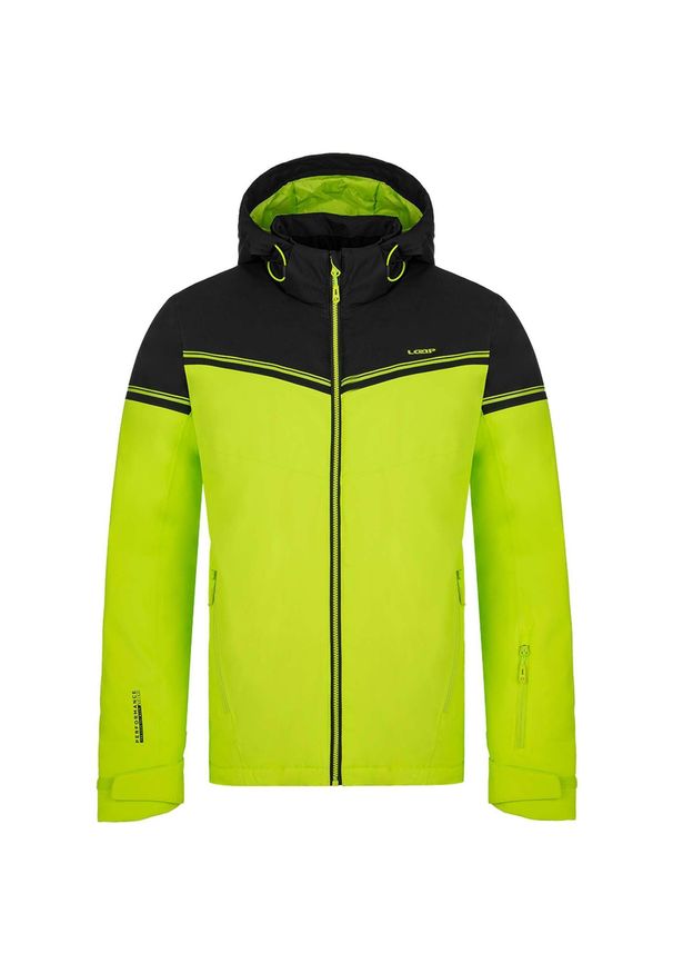 SKI MOJO - Kurtka narciarska LOAP Floid męska wodoodporna — 2XL. Kolor: czarny, fioletowy, wielokolorowy, zielony. Sezon: zima. Sport: narciarstwo