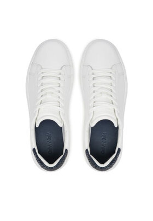 Calvin Klein Sneakersy HM0HM01659 Biały. Kolor: biały. Materiał: skóra