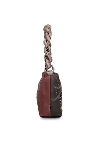 Torebka damska Anekke, mała do ręki i na ramię we wzory z 1 komorą zamykaną na zamek, brązowa, 41803-478. Kolor: brązowy. Wzór: nadruk, aplikacja. Styl: boho. Rodzaj torebki: do ręki #4