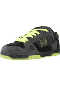 DC Shoes - Buty DC STAG Szary. Kolor: szary. Materiał: tkanina, skóra