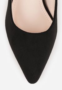 Renee - Czarne Czółenka Sireirene. Zapięcie: bez zapięcia. Kolor: czarny. Szerokość cholewki: normalna. Wzór: gładki. Obcas: na słupku #5