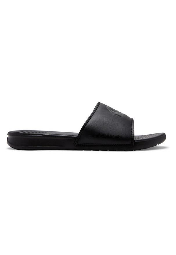 Klapki basenowe męskie Quiksilver Bright Coast Slide. Kolor: czarny. Materiał: tkanina, syntetyk