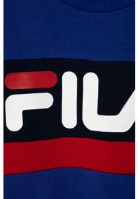Fila Bluza dziecięca kolor fioletowy z nadrukiem. Okazja: na co dzień. Kolor: fioletowy. Materiał: dzianina. Wzór: nadruk. Styl: casual #2