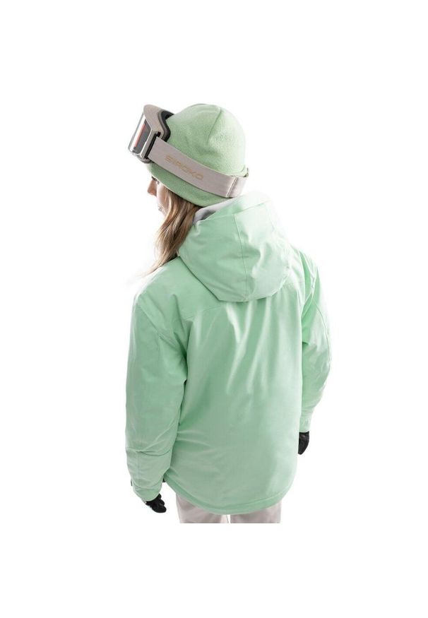 SIROKO - Kurtka snowboardowa Damska W6-W Elm. Kolor: zielony. Sezon: zima. Sport: snowboard