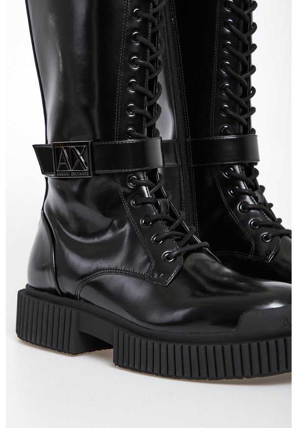 Armani Exchange - Trapery damskie wysokie ARMANI EXCHANGE