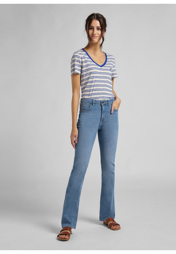 Lee - DAMSKIE SPODNIE JEANSOWE LEE BREESE BOOT LIGHT LOU L31TQDXJ 112107300
