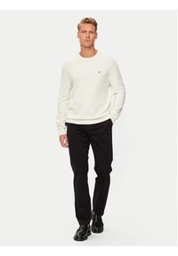 TOMMY HILFIGER - Tommy Hilfiger Chinosy Denton MW0MW37873 Czarny Slim Fit. Kolor: czarny. Materiał: bawełna #3