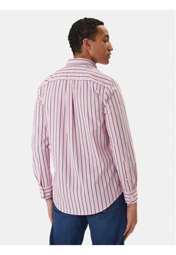 TOMMY HILFIGER - Tommy Hilfiger Koszula MW0MW42441 Różowy Regular Fit. Kolor: różowy. Materiał: bawełna