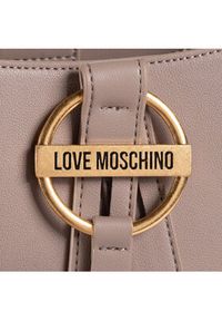 Love Moschino - LOVE MOSCHINO Torebka JC4084PP1BLM0001 Szary. Kolor: szary. Materiał: skórzane #7