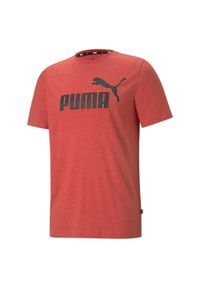 T-shirt z krótkim rękawem męski Puma ESS HEATHER. Kolor: biały, czerwony, wielokolorowy, czarny. Materiał: materiał. Długość rękawa: krótki rękaw. Długość: krótkie