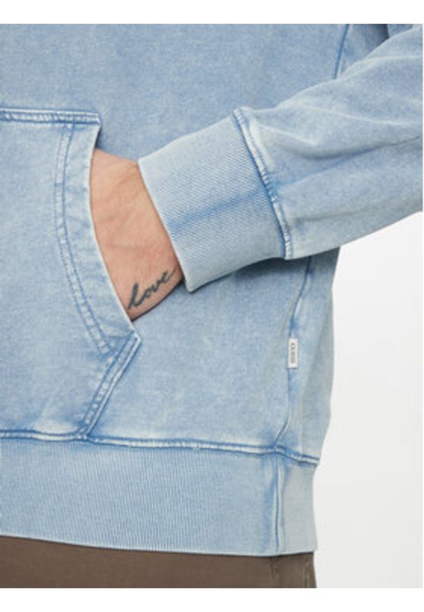Guess Jeans Bluza M5GQ23 KCTJ1 Błękitny Regular Fit. Kolor: niebieski. Materiał: bawełna