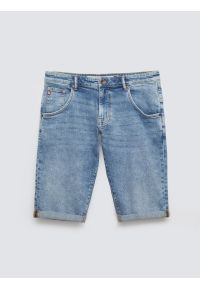 Big-Star - Szorty męskie jeansowe niebieskie Conner 298. Okazja: na co dzień. Kolor: niebieski. Materiał: jeans. Sezon: lato. Styl: casual, vintage, klasyczny #4