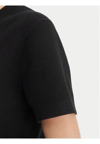 Calvin Klein T-Shirt LV147E303G Czarny Regular Fit. Kolor: czarny. Materiał: wiskoza #2