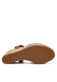 Lauren Ralph Lauren - LAUREN RALPH LAUREN Espadryle Soffia 802953961001 Brązowy. Kolor: brązowy. Materiał: skóra #6