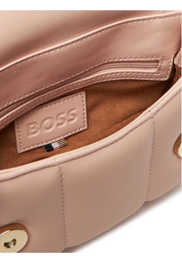 BOSS Torebka 50528858 Różowy. Kolor: różowy. Materiał: skórzane