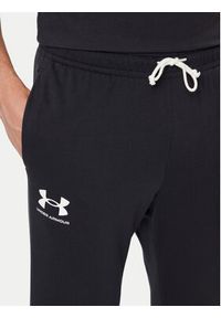 Under Armour Spodnie dresowe Ua Rival Terry Jogger 1380843-001 Czarny Fitted Fit. Kolor: czarny. Materiał: bawełna #3