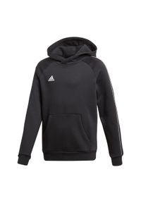 Bluza piłkarska dla dzieci Adidas Core18 Hoody. Kolor: biały, wielokolorowy, czarny. Sport: piłka nożna #1