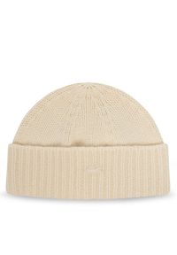 Lacoste Czapka RB4163 Écru. Kolor: kremowy. Materiał: wełna #1