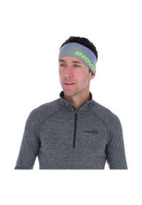 Opaska do biegania Inov-8 Race Elite Headband - grey/lime. Kolor: szary