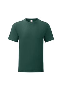 FRUIT OF THE LOOM - Kultowa Koszulka Unisex Dla Dorosłych. Kolor: czerwony, wielokolorowy, zielony