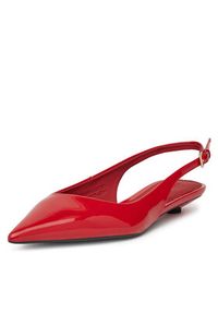 Gino Rossi - GINO ROSSI Baleriny VICI-V1895-105-2 Czerwony. Kolor: czerwony. Materiał: skóra, lakier #4