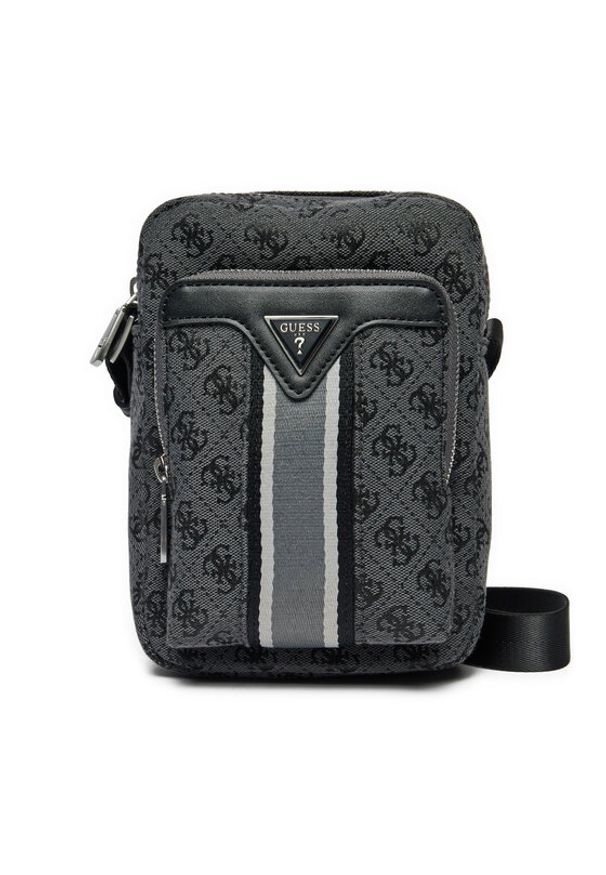 Guess Saszetka HMMIST P5163 Szary. Kolor: szary. Materiał: skóra