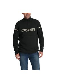 Bluza polarowa męska Spyder Speed Fleece 1/2 Zip. Kolor: czarny. Materiał: polar #1