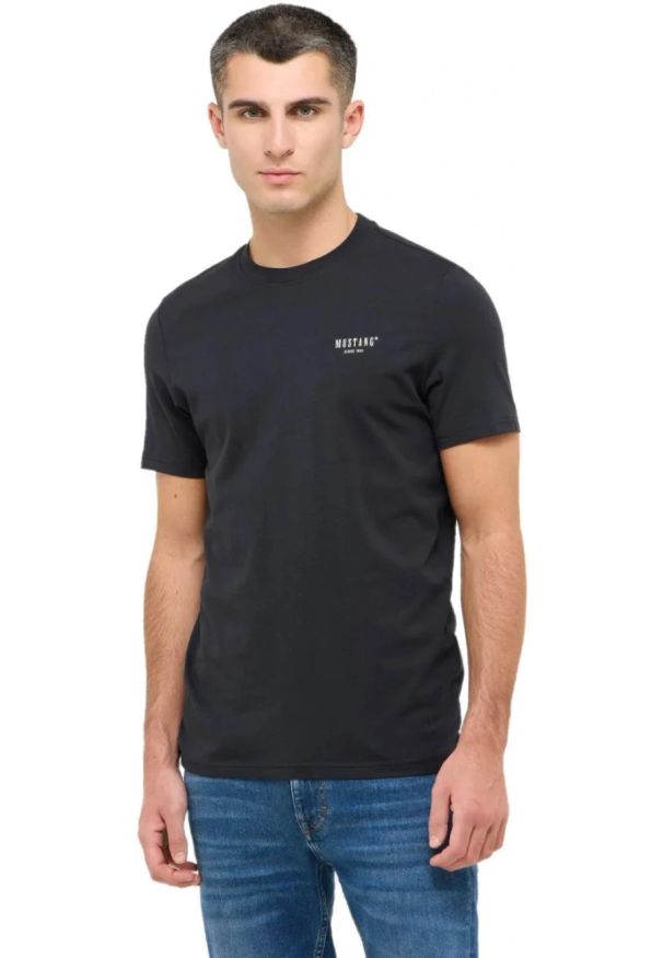 Męski T-Shirt Mustang Style Austin Jet Black 1016481 4188