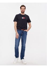 TOMMY HILFIGER - Tommy Hilfiger T-Shirt MW0MW37859 Granatowy Regular Fit. Kolor: niebieski. Materiał: bawełna #3