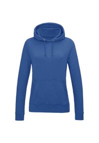 AWDIS - Damska Bluza Z Kapturem College. Typ kołnierza: kaptur. Kolor: niebieski