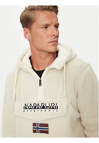 Napapijri Polar T-Burgee NP0A4I5D Beżowy Regular Fit. Kolor: beżowy. Materiał: syntetyk #5