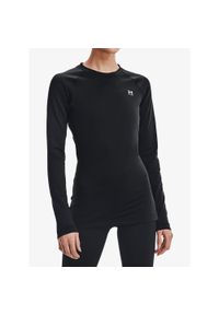 Bluza damska Under Armour ColdGear Authentics Crew. Kolor: czarny. Długość rękawa: długi rękaw #1