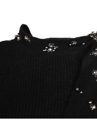 Pinko Sweter "Brunei" | 1G1578 Y6CF | Brunei | Kobieta | Czarny. Typ kołnierza: kołnierzyk stójkowy. Kolor: czarny. Materiał: wełna, akryl, poliamid #6