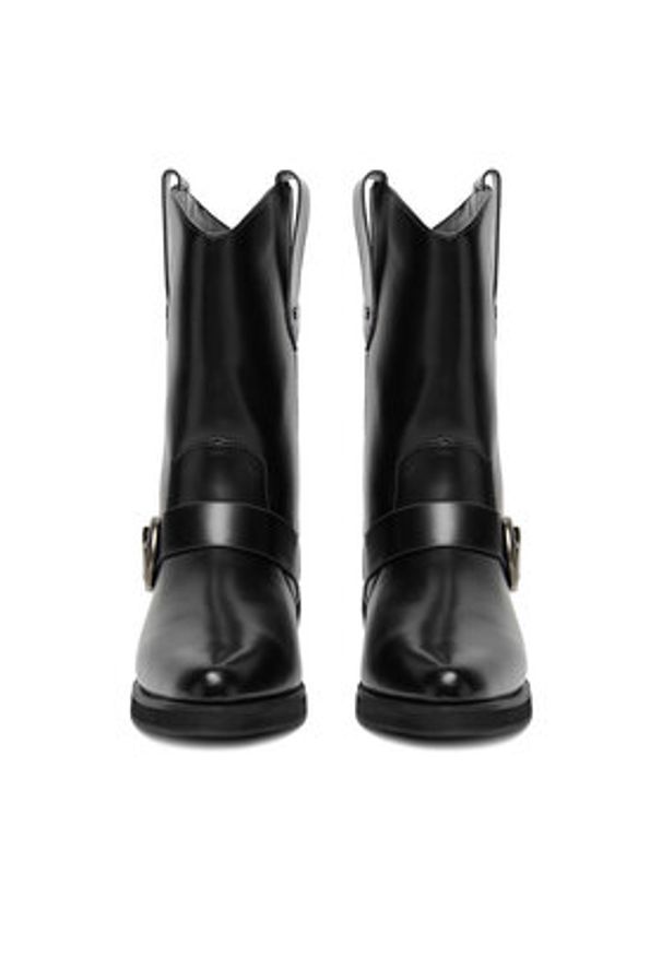 Jenny - JENNY Kowbojki CEO-W4LH1976-01S Czarny. Kolor: czarny. Materiał: materiał, syntetyk