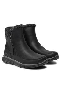 skechers - Skechers Botki Synergy - Lovely Collab 167941 Czarny. Kolor: czarny. Materiał: skóra #3