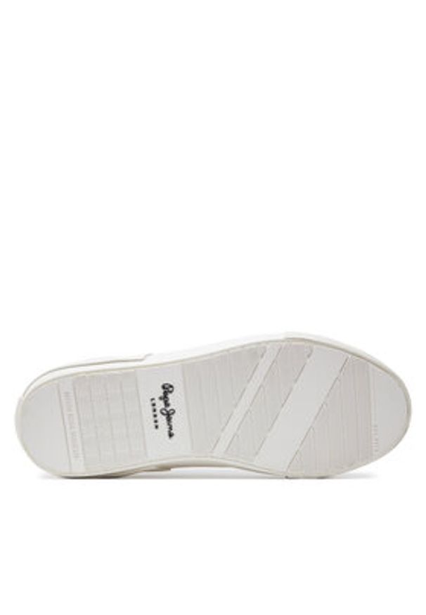 Pepe Jeans Sneakersy PLS31580 Biały. Kolor: biały. Materiał: skóra