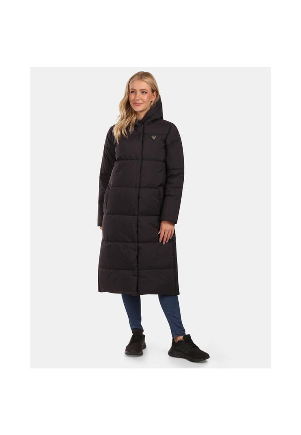 Dámský zateplený kabát Kilpi MAIRA-W. Kolor: czarny. Sport: turystyka piesza