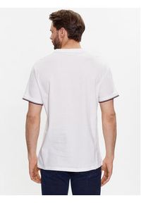 TOMMY HILFIGER - Tommy Hilfiger T-Shirt UM0UM02808 Biały Regular Fit. Kolor: biały. Materiał: bawełna