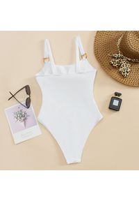 Intica - Strój kąpielowy jednoczęściowy z nowoczesnymi wycięciami Alicia. Kolor: czerwony. Materiał: materiał #4