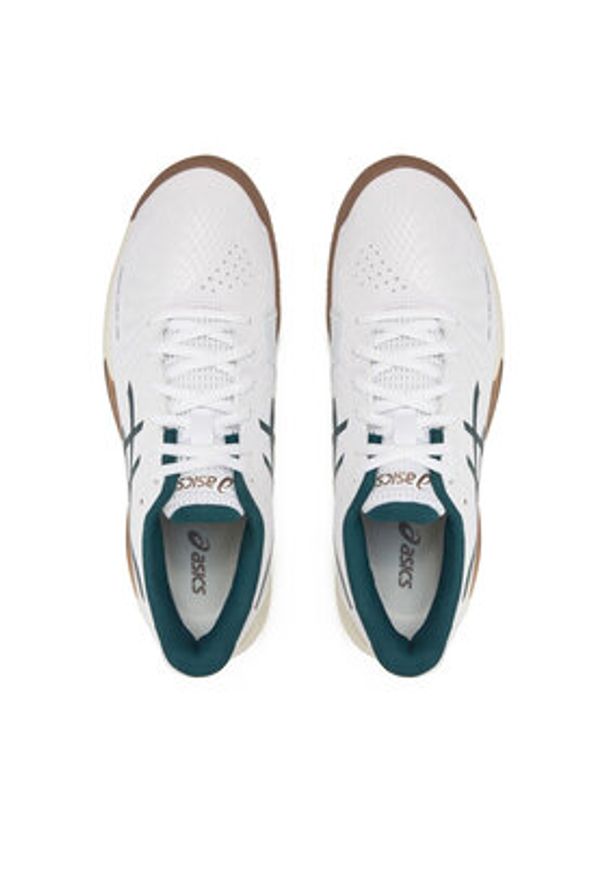 Asics Buty do tenisa Gel-Challenger 14 Clay 1041A449 Biały. Kolor: biały. Materiał: skóra. Sport: tenis