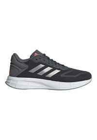 Adidas - Buty do biegania adidas Duramo 10 M GW8346 szare. Zapięcie: sznurówki. Kolor: szary. Materiał: materiał, syntetyk, guma. Szerokość cholewki: normalna #3
