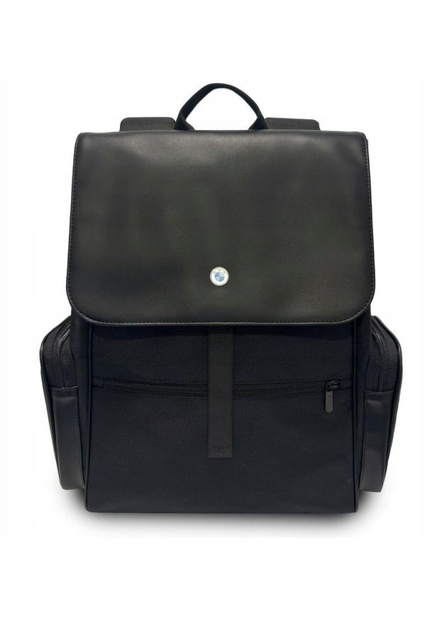Plecak BMW Plecak na laptopa BMW Side Pockets Metal Logo 15" czarny. Kolor: czarny