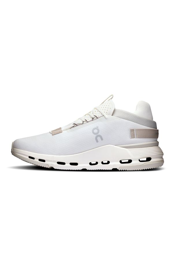 On - ON Cloudnova 2 Men Ice | Sand Sneakersy męskie. Okazja: na co dzień. Kolor: biały. Materiał: materiał. Szerokość cholewki: normalna