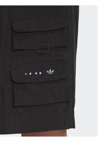 Adidas - adidas Szorty sportowe Reveal Material Mix HS8889 Czarny Relaxed Fit. Kolor: czarny. Materiał: syntetyk. Styl: sportowy