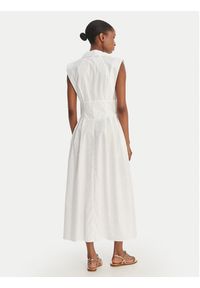 Guess Sukienka codzienna W6GKA0 W2353 Biały Regular Fit. Okazja: na co dzień. Kolor: biały. Materiał: bawełna. Typ sukienki: proste. Styl: casual #3