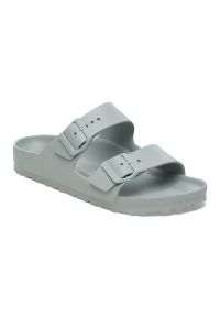 Birkenstock - BIRKENSTOCK Arizona EVA Pure Sage Klapki męskie. Okazja: na co dzień, na plażę. Kolor: zielony. Wzór: paski. Sezon: lato. Styl: elegancki, klasyczny, sportowy, wizytowy, casual #3