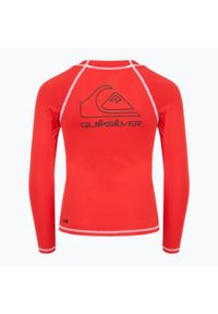 Longsleeve do pływania dziecięcy Quiksilver On Tour. Kolor: czerwony