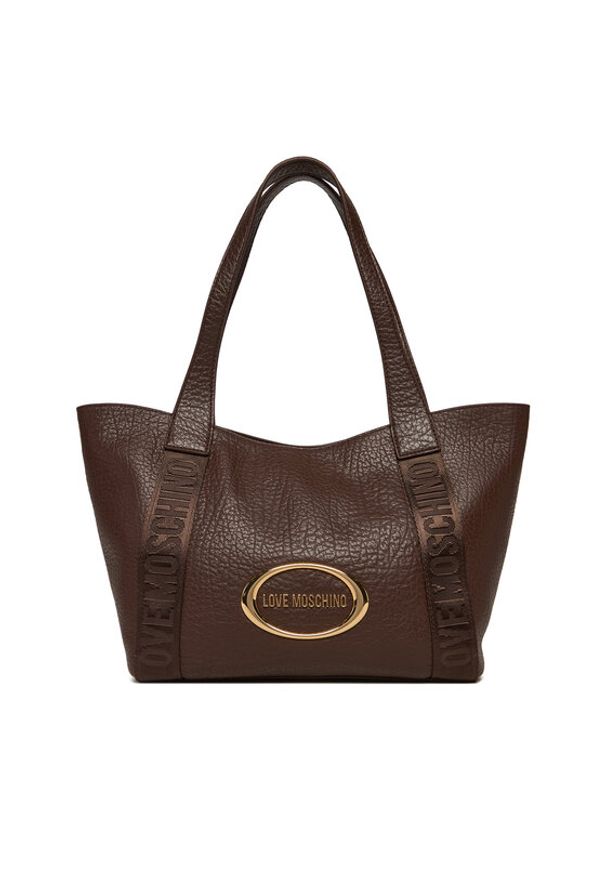 Love Moschino - LOVE MOSCHINO Torebka JC4337PP0NK1431A Brązowy. Kolor: brązowy. Materiał: skórzane