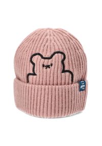Różowa Ciepła Czapka Damska Moraj. Kolor: różowy. Materiał: jeans. Styl: sportowy, elegancki, casual #6